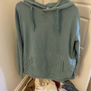 Old Navy Women's Light Blue Hoodie Sweater
